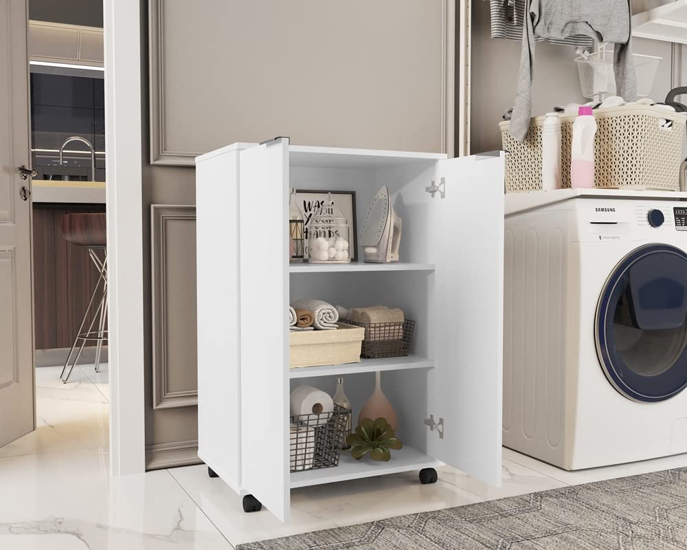 Balcão Pratic para Lavanderia Cozinha 2 portas Branco | Amazon.com.br